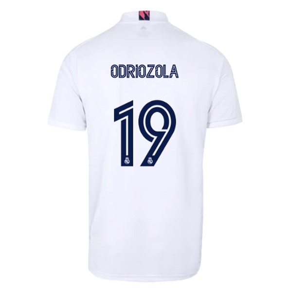 Camiseta Real Madrid 1ª NO.19 Odriozola 2020-2021 Blanco